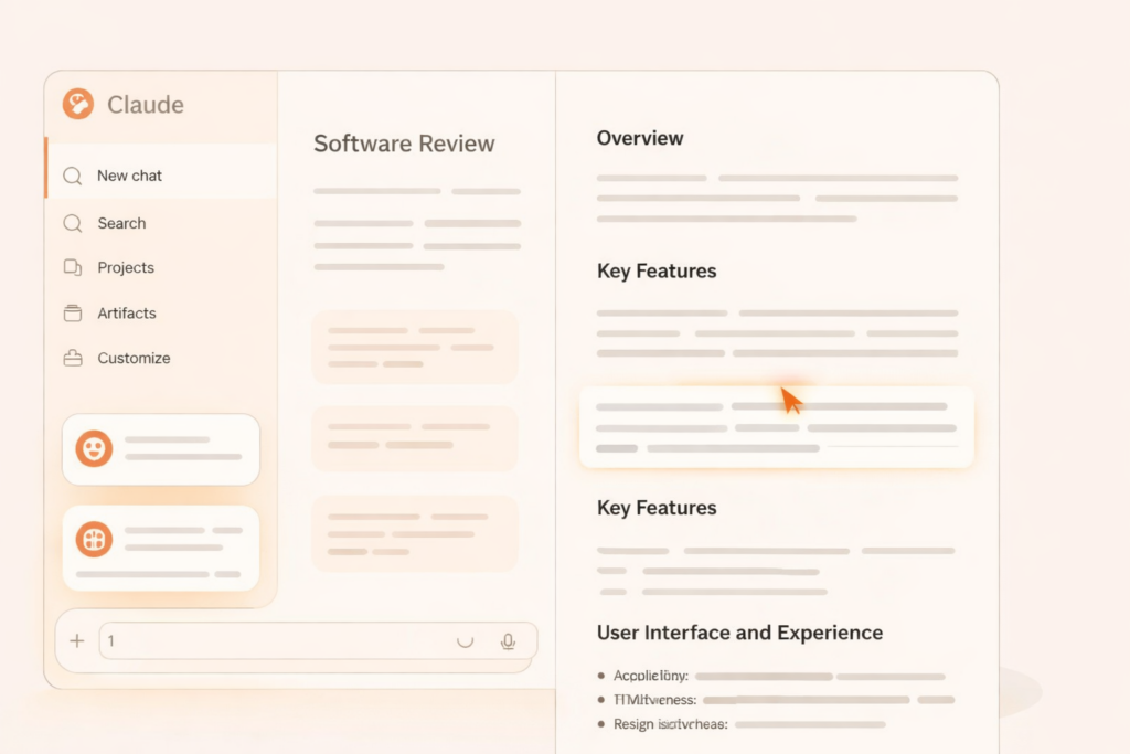 Claude AI interface showing a long document being analysed