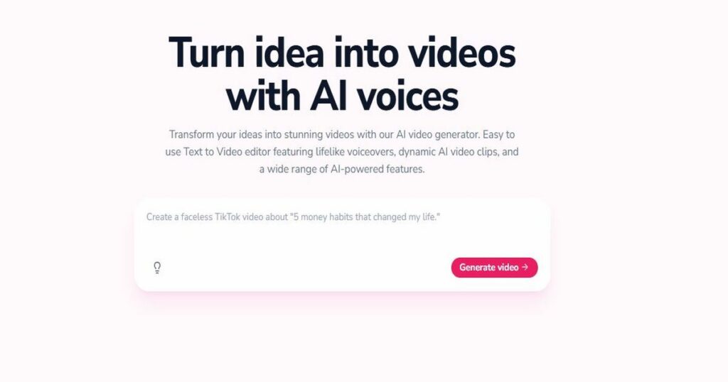 Fliki - Turn text into videos with AI voices