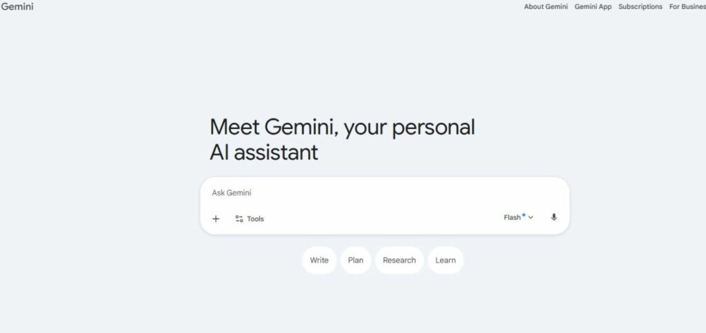 Google Gemini interface showing a conversation in 2026